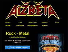 Tablet Screenshot of alzbeta.org